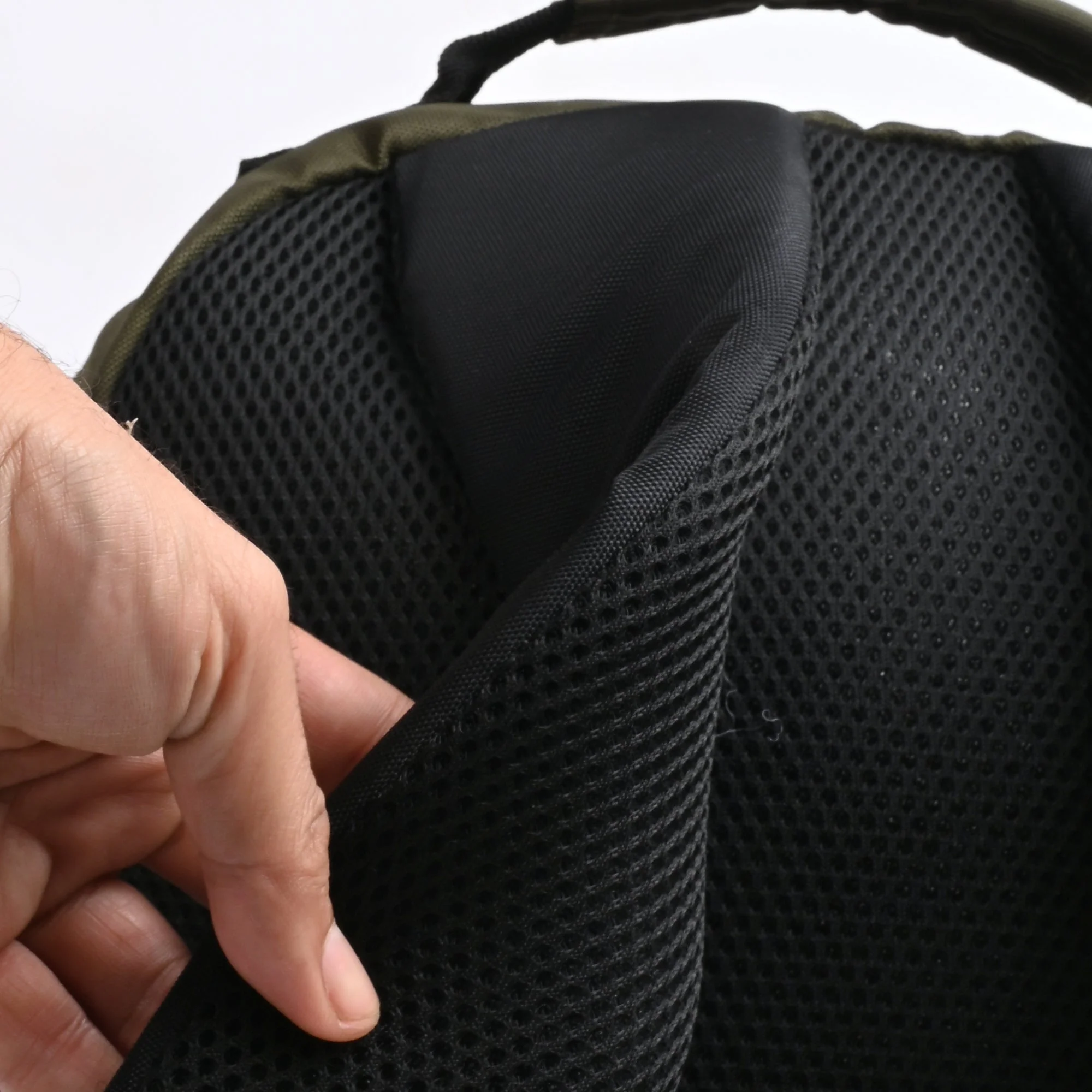 Olive Unisex 26L Polyester Laptop Backpack - Image 6