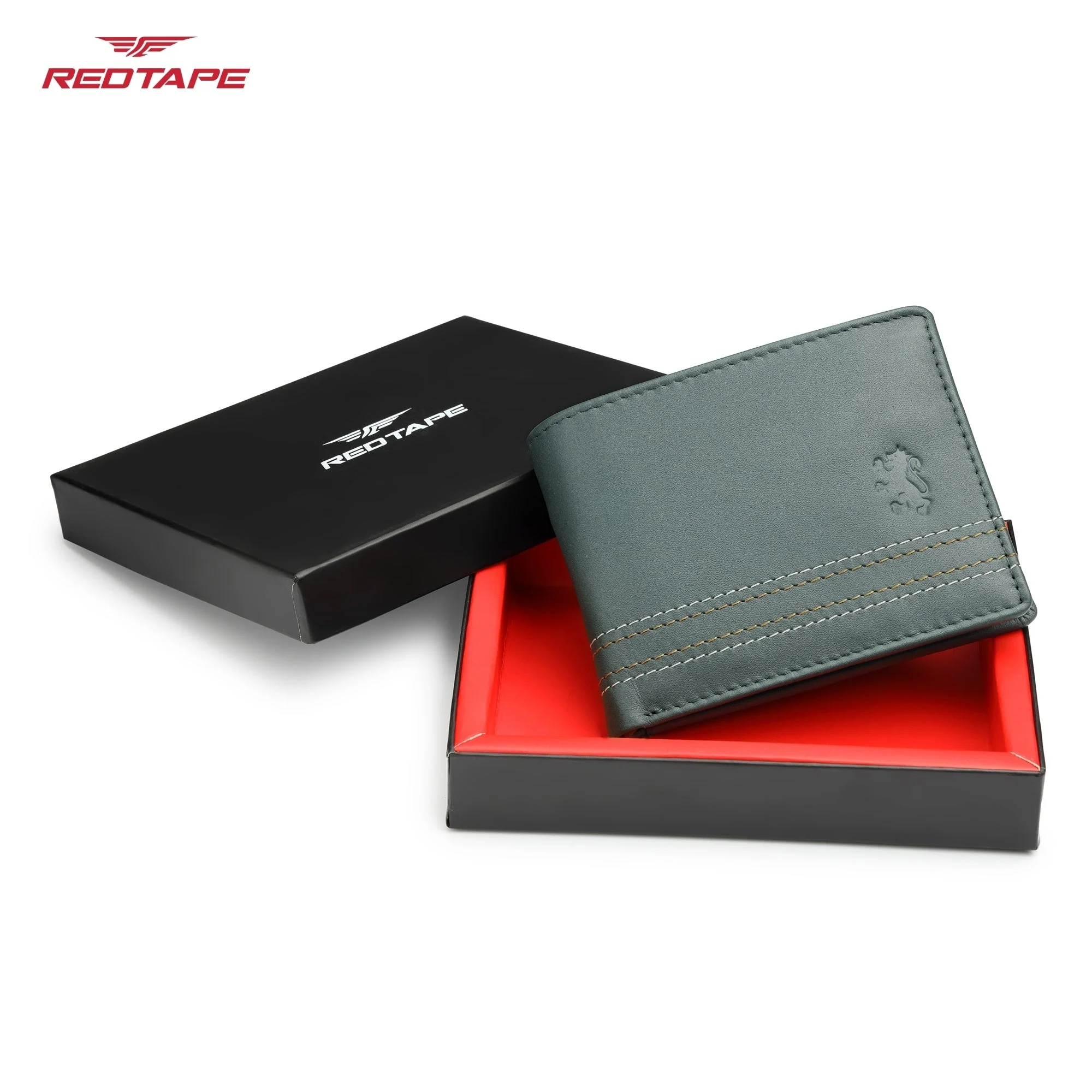 Olive Green Genuine Leather Wallet for Men - Image 7