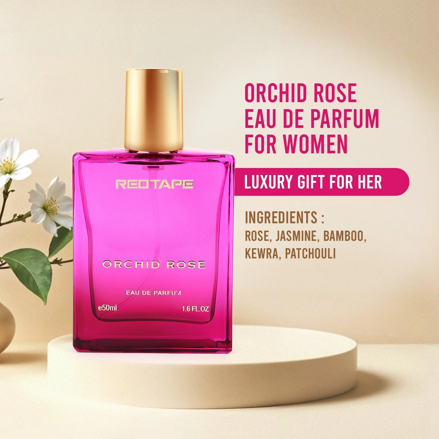 Orchid Rose Eau De Parfum for Women 50ML - Image 2
