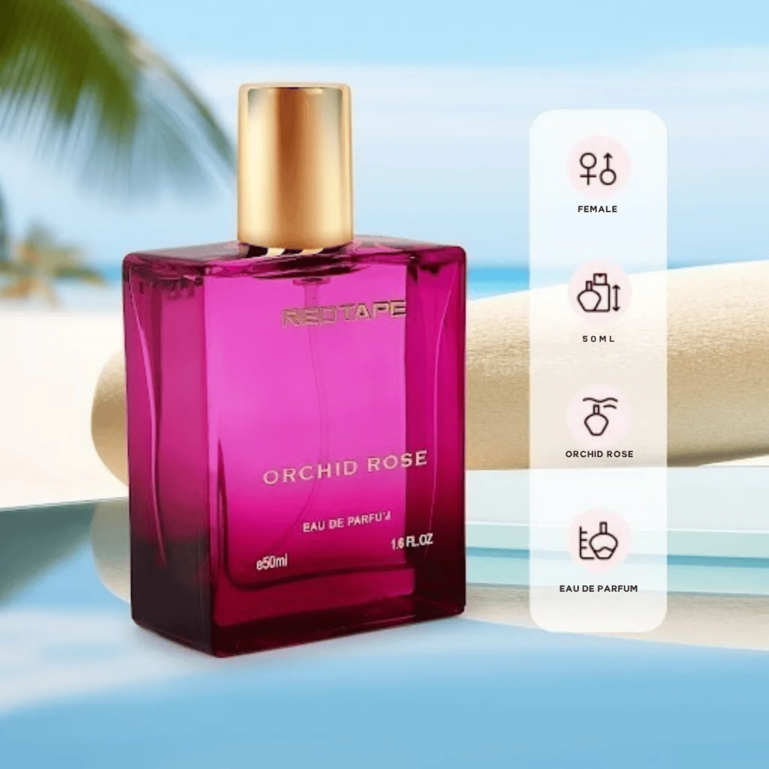 Orchid Rose Eau De Parfum for Women 50ML - Image 4