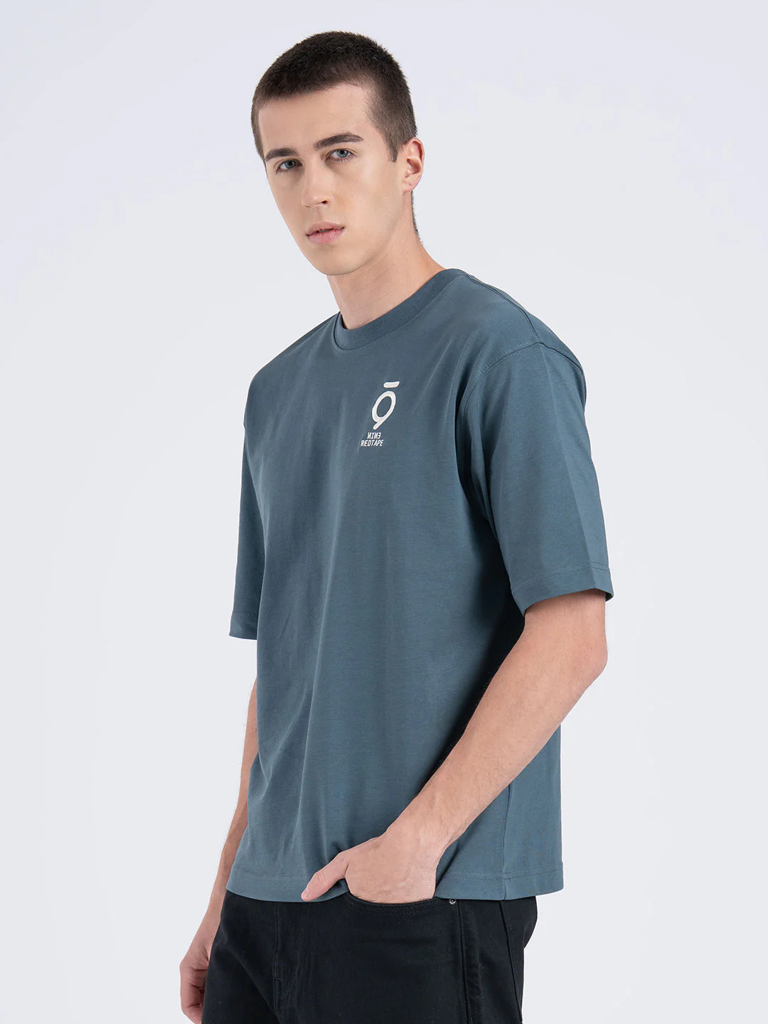 Oversized Graphic T-Shirt for Men - Image 2