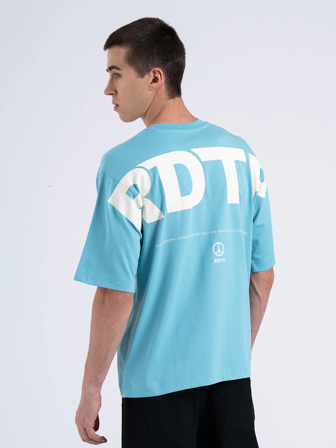 Oversized Graphic T-Shirt for Men - Image 3