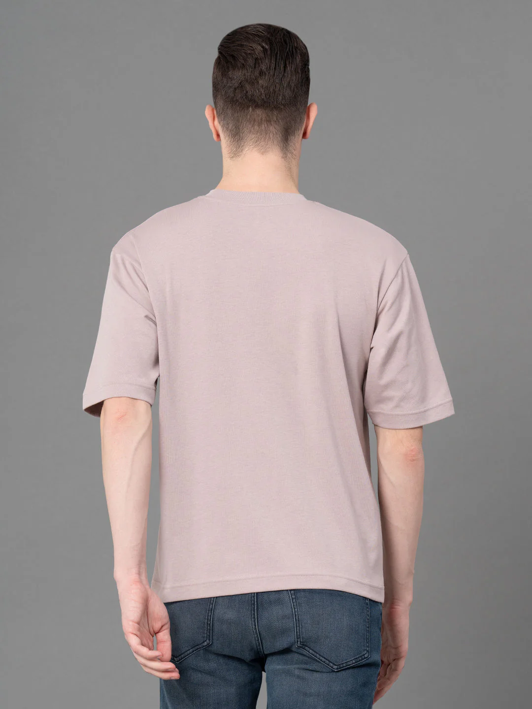 Oversized Round Neck T-Shirt for Men - Image 3