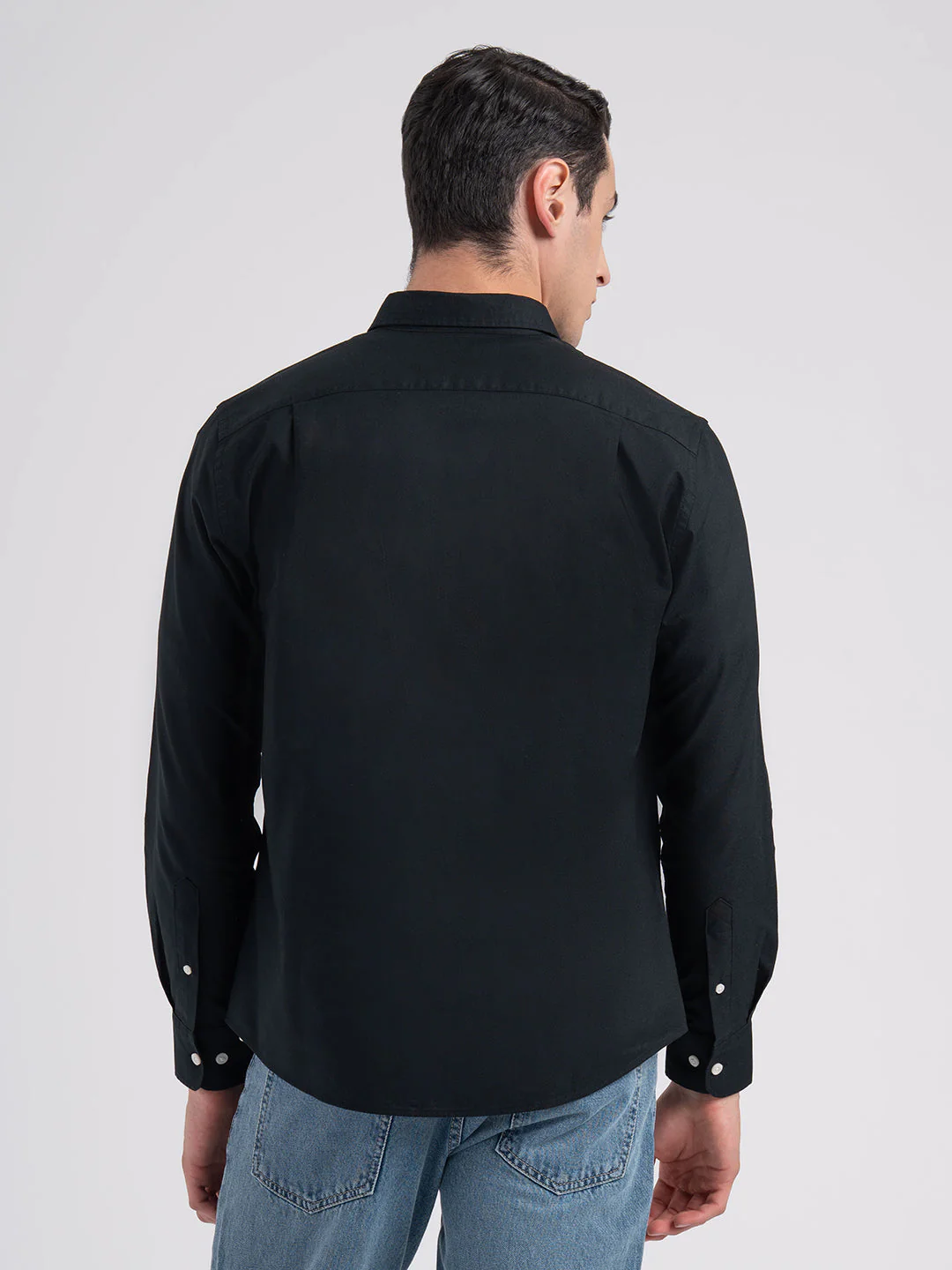 Oxford Solid Shirt for Men - Image 4