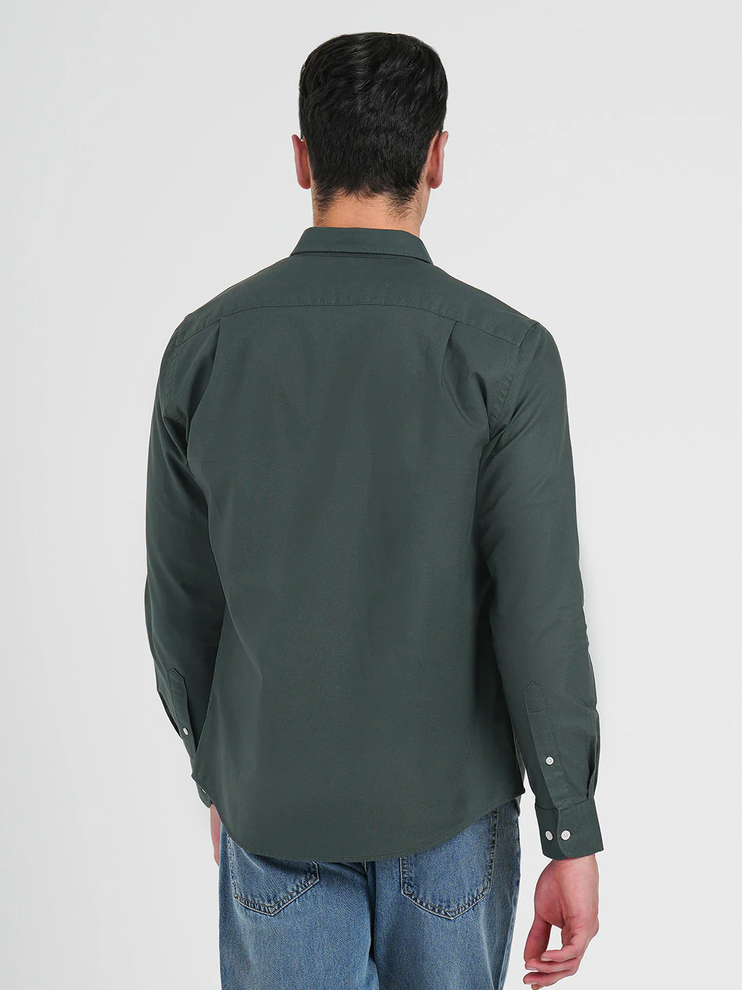 Oxford Solid Shirt for Men - Image 4