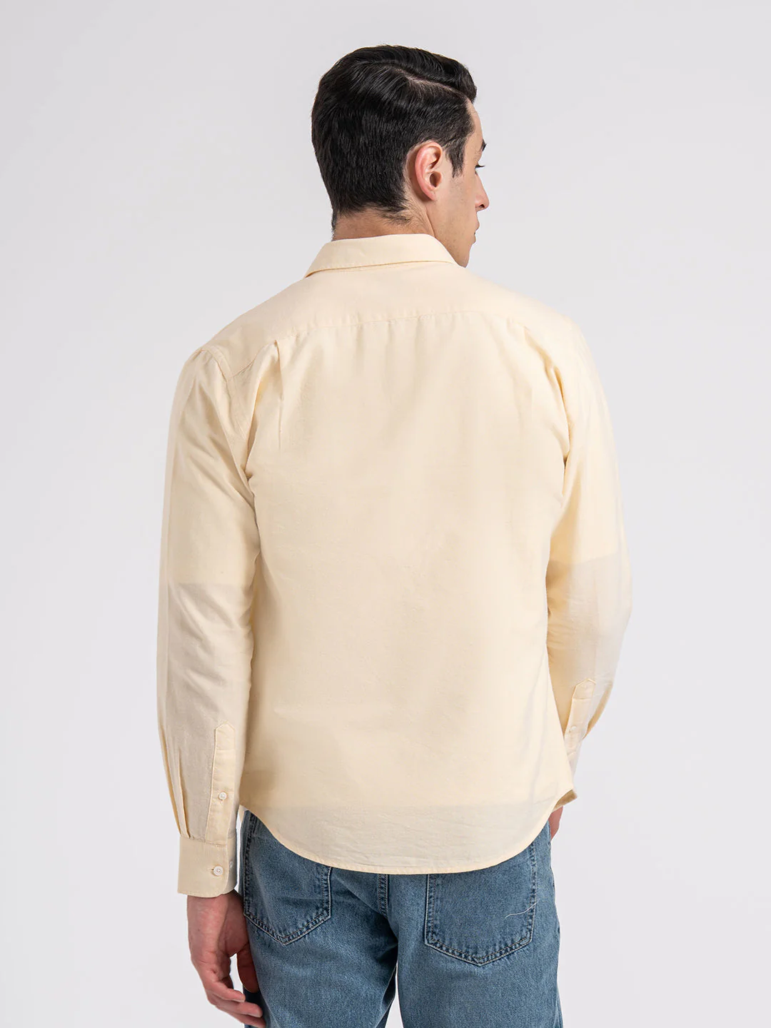 Oxford Solid Shirt for Men - Image 4
