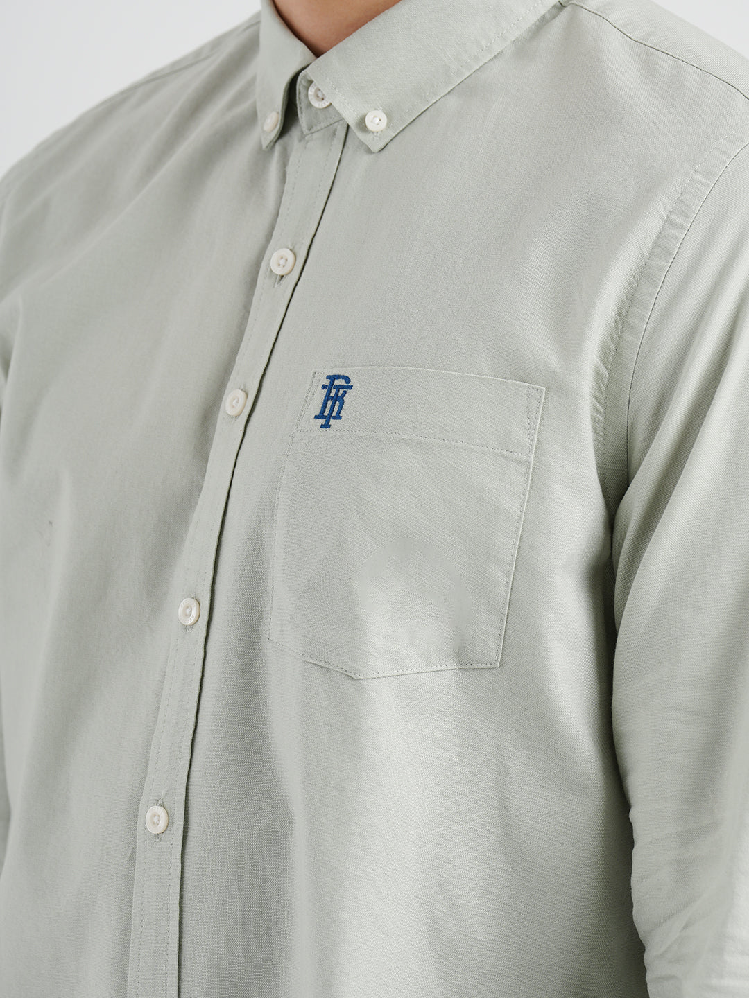 Oxford Solid Shirt for Men - Image 5