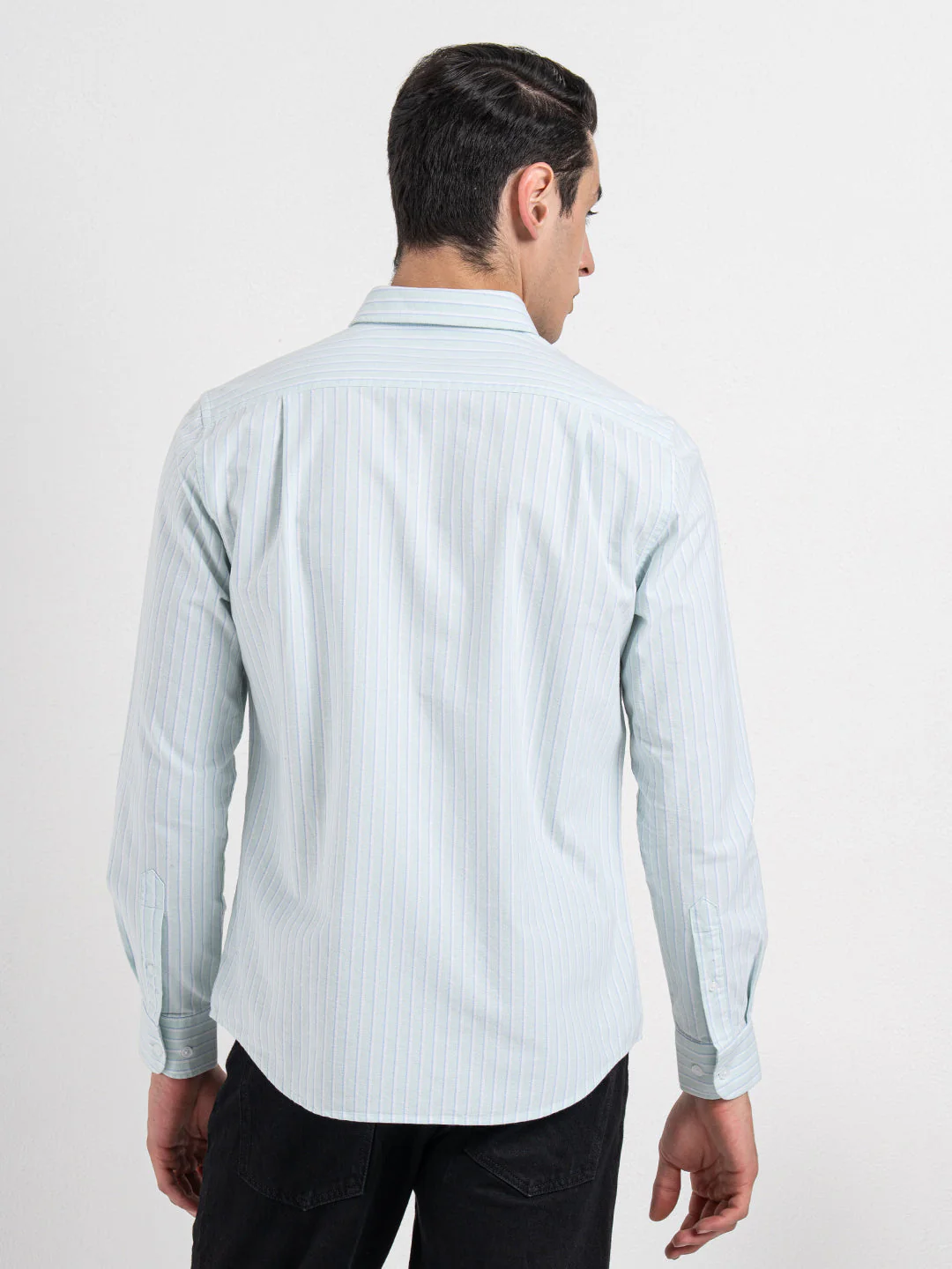 Oxford Striped Shirt for Men - Image 4