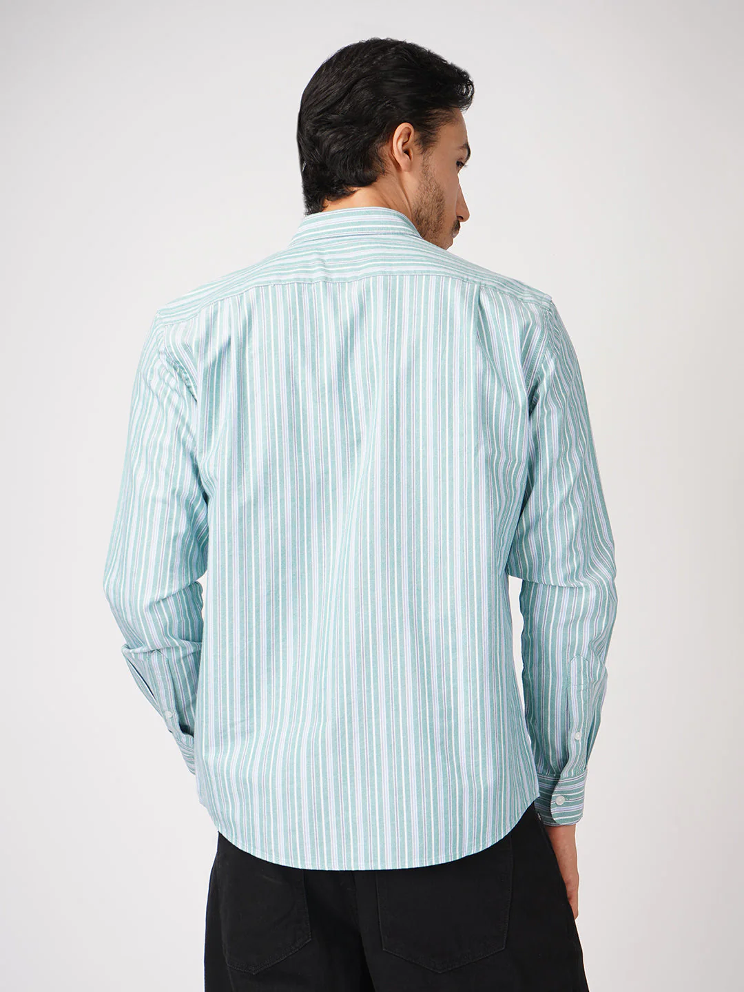 Oxford Striped Shirt for Men - Image 4
