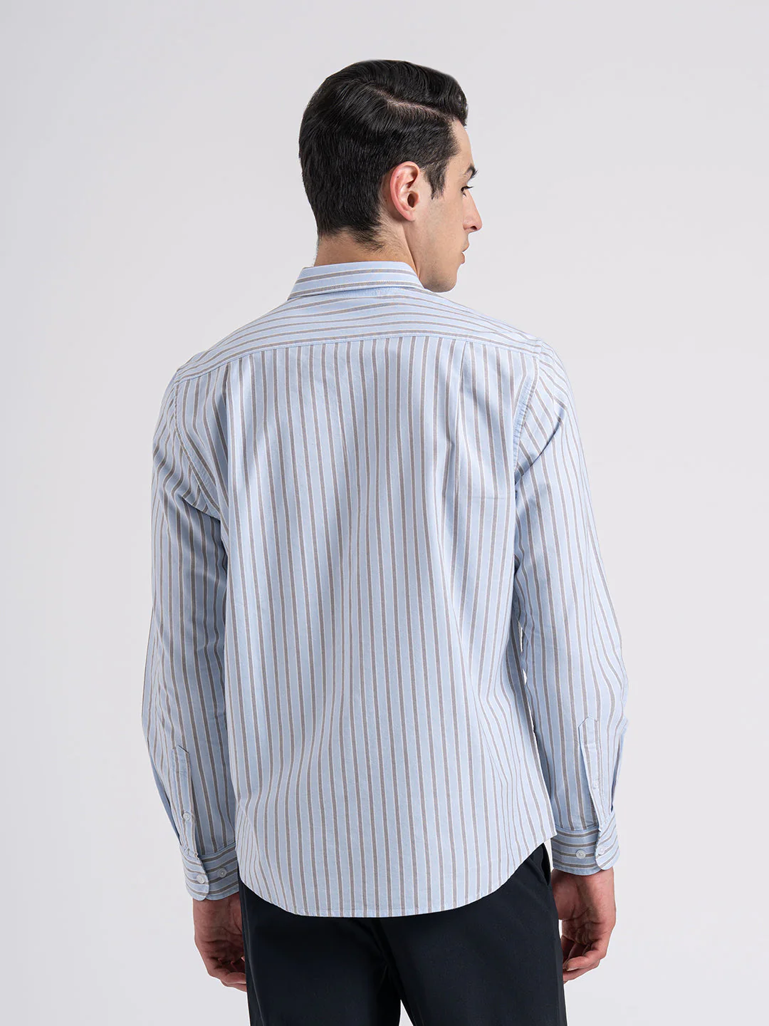 Oxford Striped Shirt for Men - Image 4