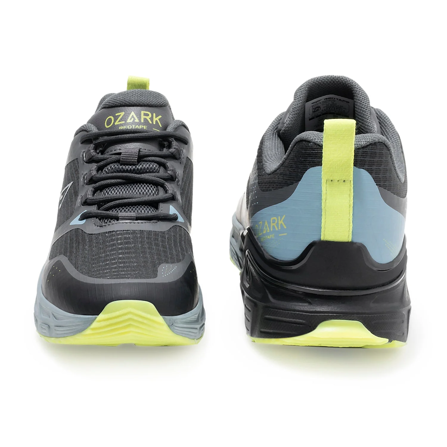 Blue & Black Trail Running Shoes for Men | Low-Cut Outdoor - Image 4