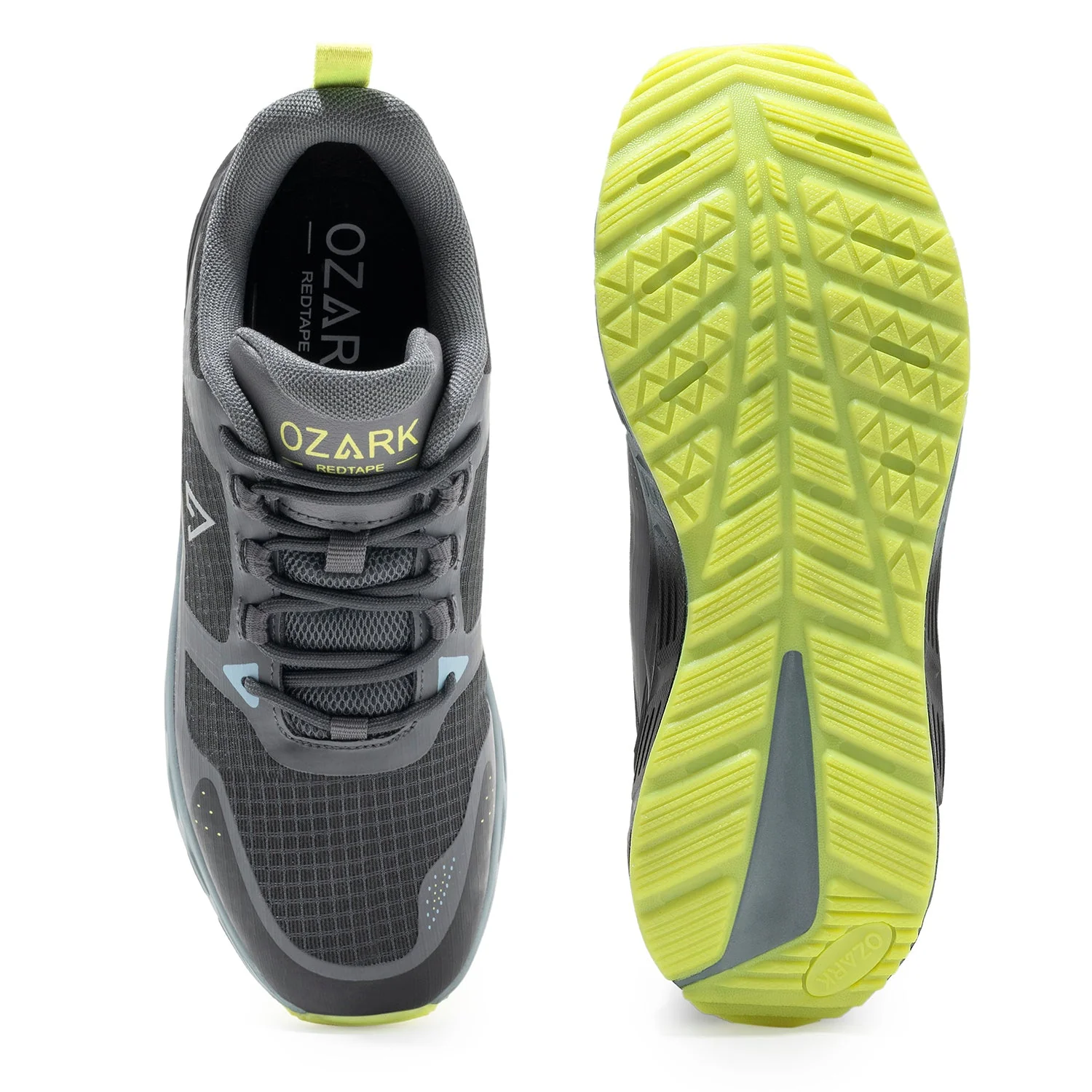 Blue & Black Trail Running Shoes for Men | Low-Cut Outdoor - Image 5