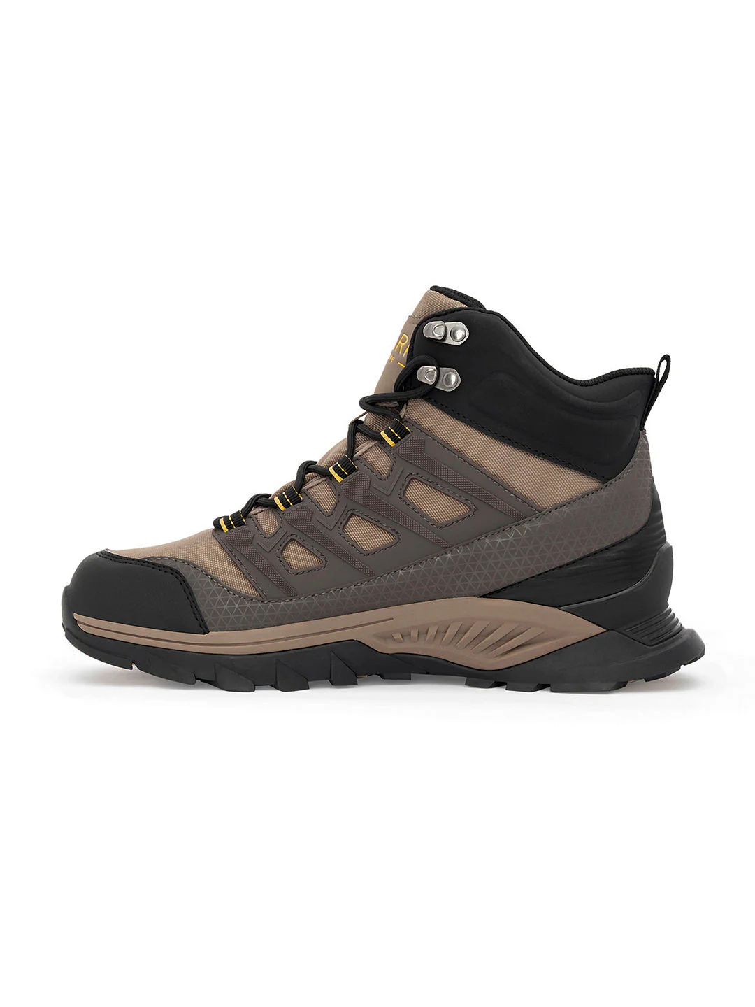 Brown Trekking Shoes for Men | High-Top Outdoor - Image 3
