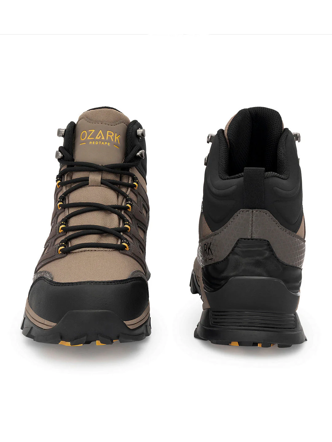 Brown Trekking Shoes for Men | High-Top Outdoor - Image 4