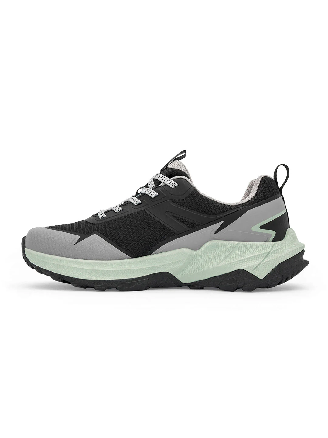 Green and Black Trail Running Shoes for Men | Low-Cut Outdoor - Image 3