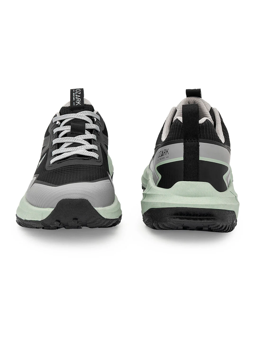 Green and Black Trail Running Shoes for Men | Low-Cut Outdoor - Image 4
