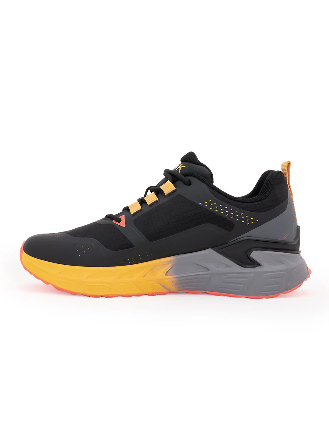 Yellow and Grey Trail Running Shoes for Men | Low-Cut Outdoor - Image 3