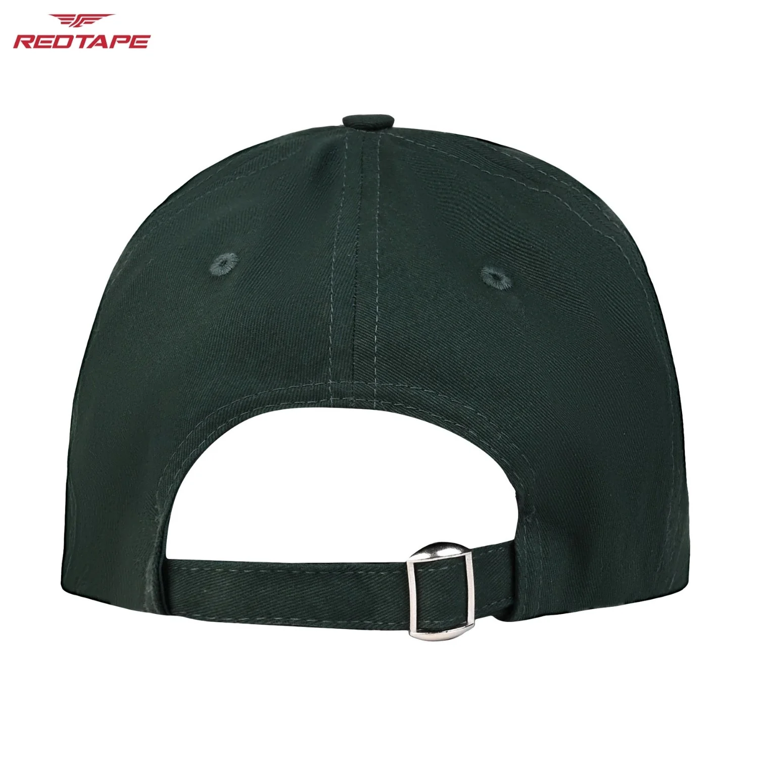 Pine Green Solid Baseball Unisex Cap for Men & Women - Image 4
