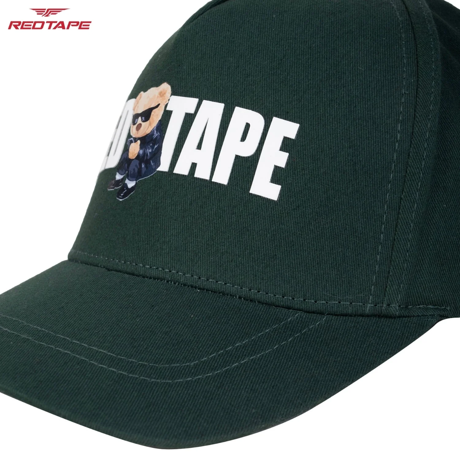 Pine Green Solid Baseball Unisex Cap for Men & Women - Image 5