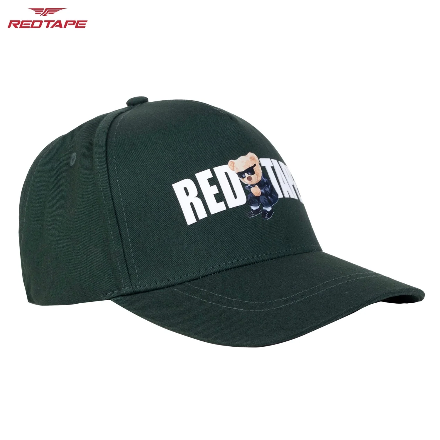 Pine Green Solid Baseball Unisex Cap for Men & Women - Image 7