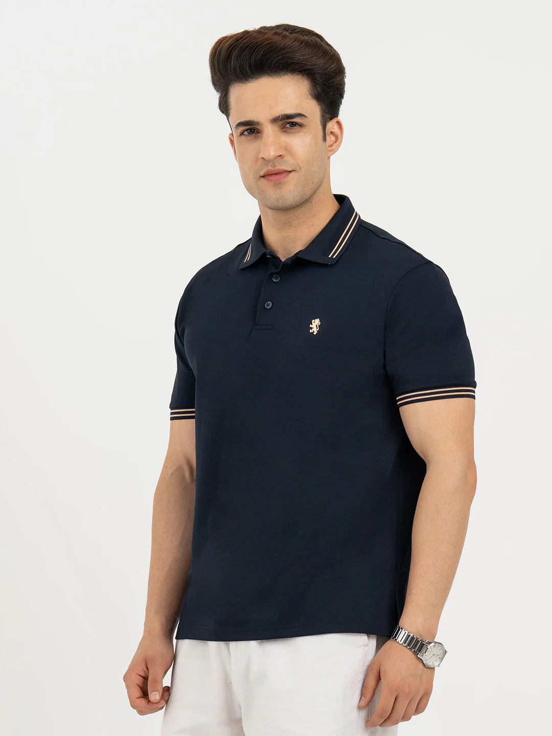 Polo T Shirts for Men in Dark Navy | Classic Polo T Shirts - Image 2