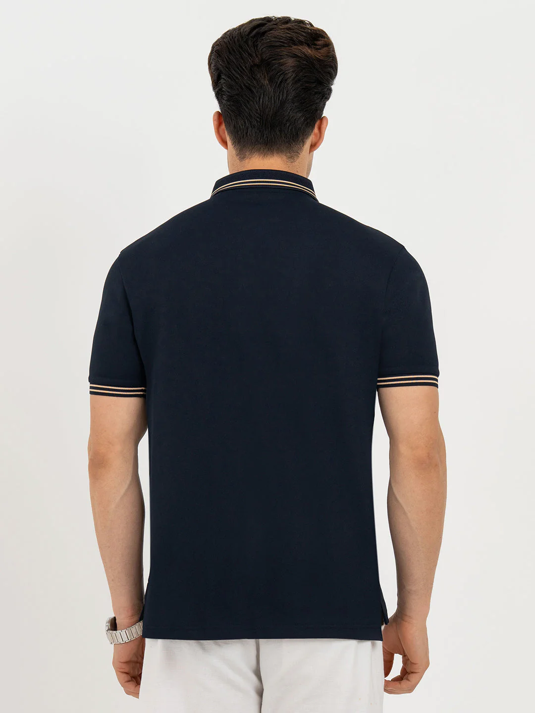 Polo T Shirts for Men in Dark Navy | Classic Polo T Shirts - Image 3