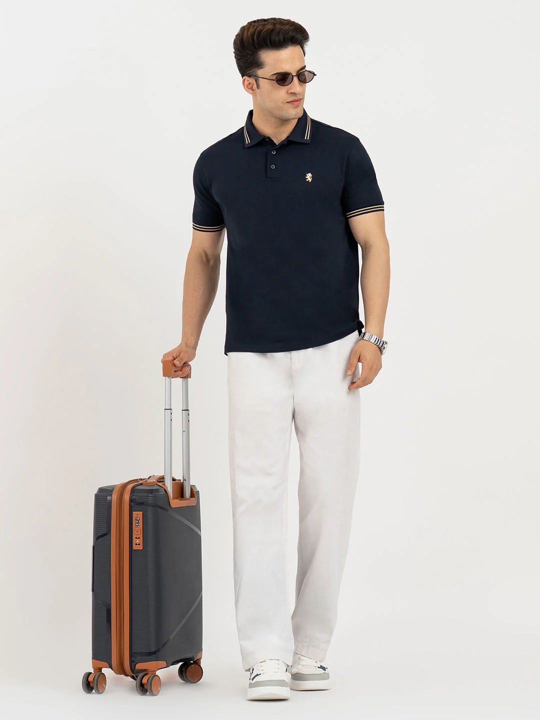 Polo T Shirts for Men in Dark Navy | Classic Polo T Shirts - Image 5