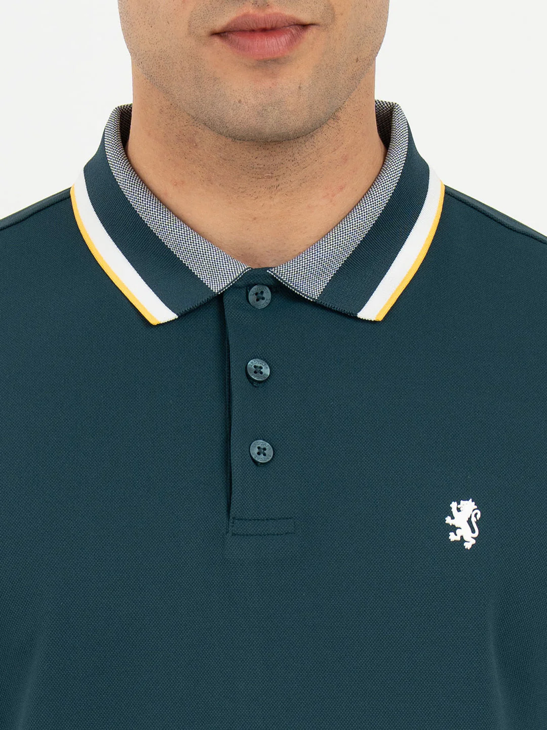 Polo T Shirts for Men in Deep Teal | Classic Polo T Shirts - Image 4