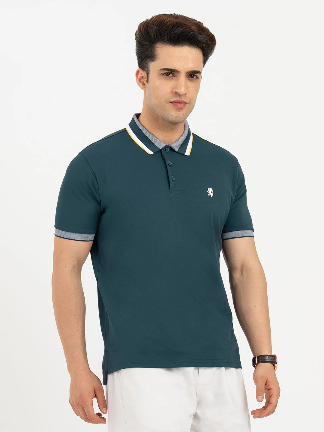 Polo T Shirts for Men in Deep Teal | Classic Polo T Shirts - Image 6