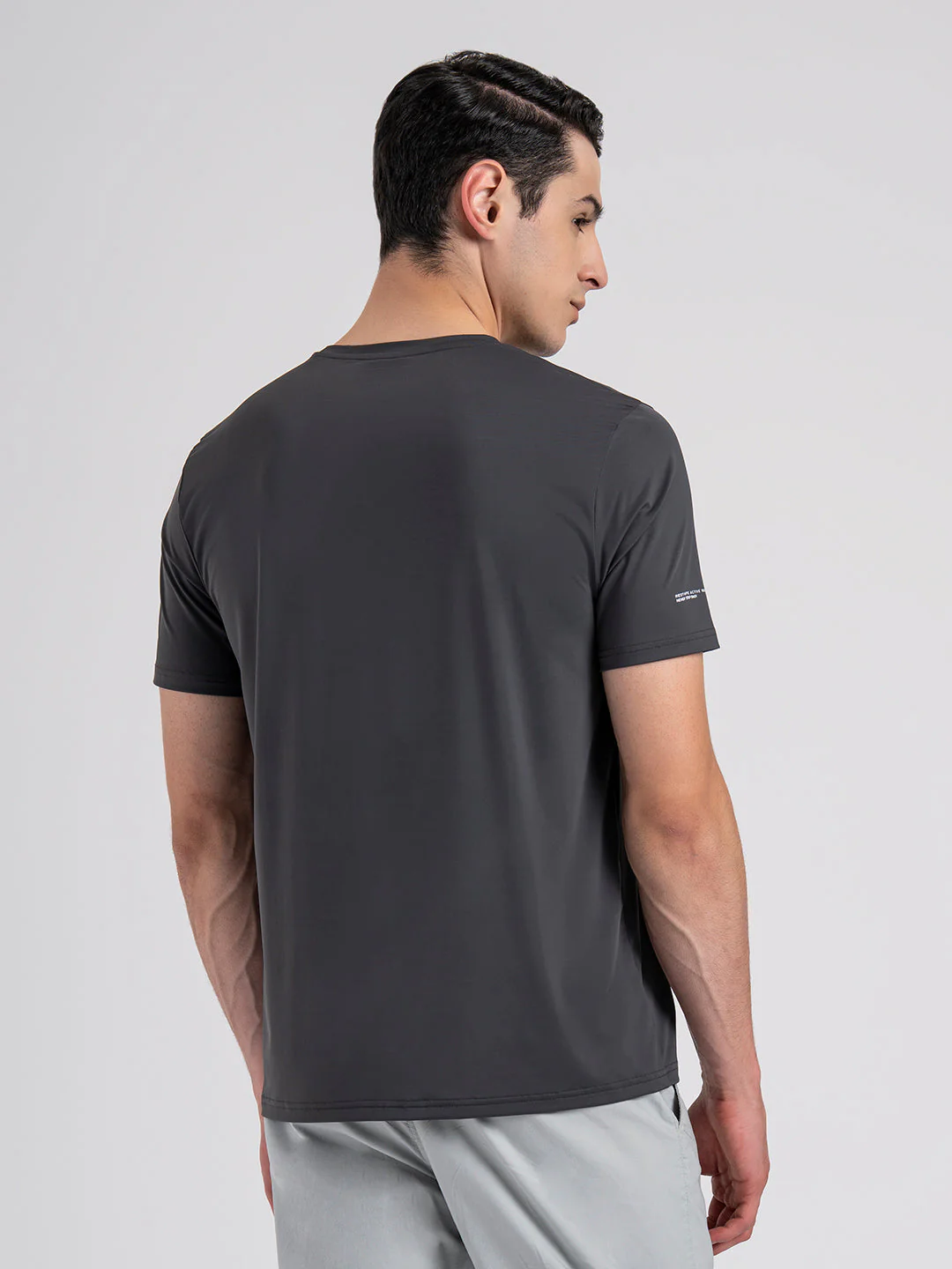 Printed Activewear Round Neck T-Shirt for Men - Image 5
