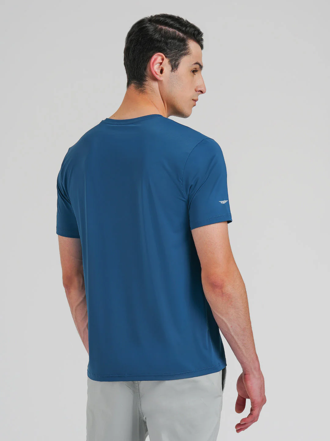 Printed Activewear Round Neck T-Shirt for Men - Image 5