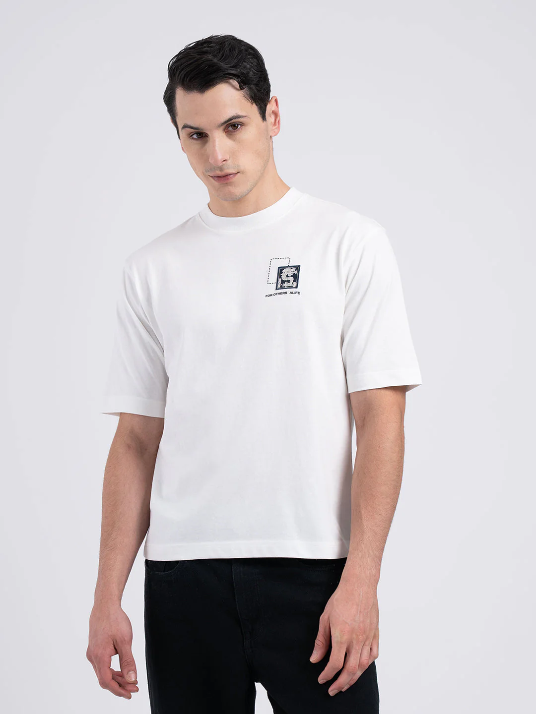Printed Round Neck T-Shirt for Men - Image 6