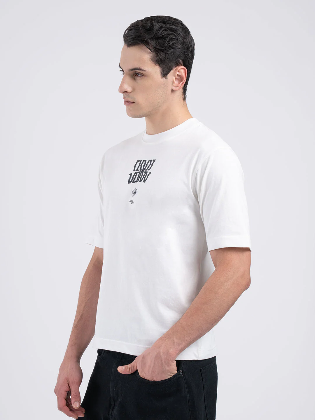 Printed Round Neck T-Shirt for Men - Image 3