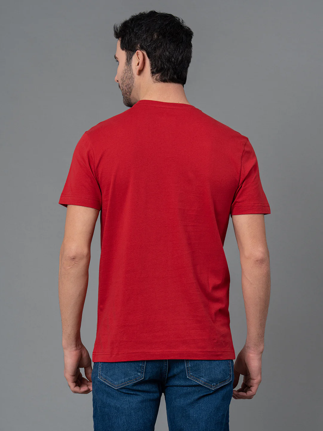 Printed Round Neck T-Shirt for Men - Image 3