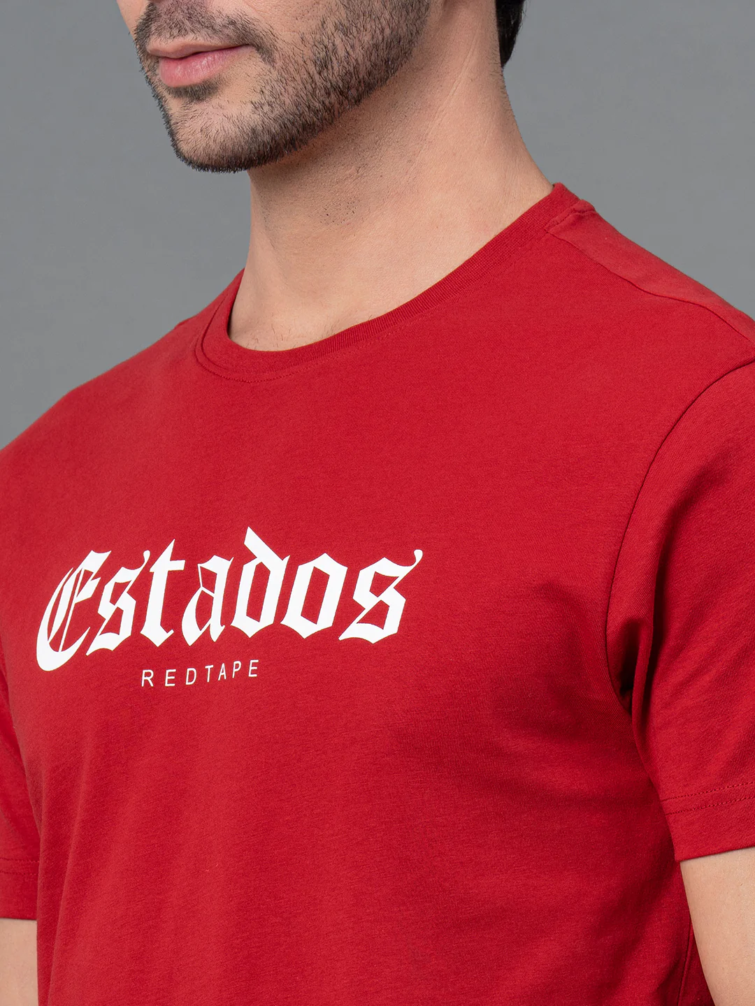 Printed Round Neck T-Shirt for Men - Image 4