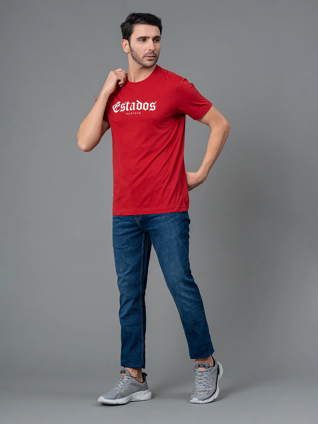 Printed Round Neck T-Shirt for Men - Image 5