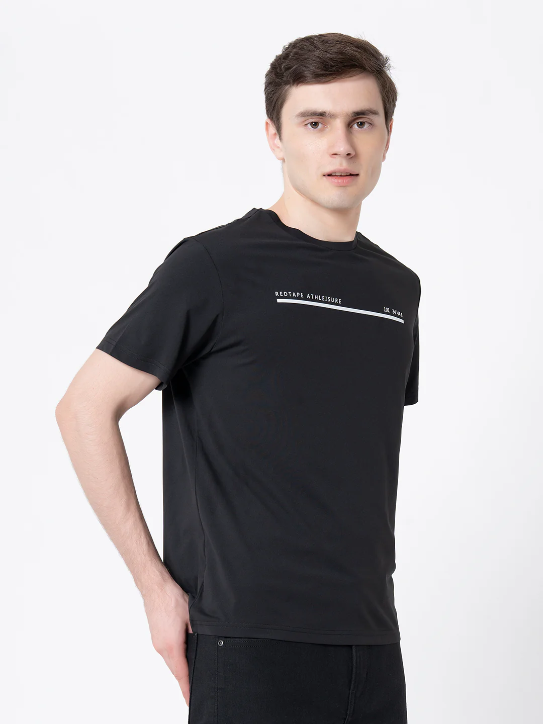 Printed Round Neck T-Shirt for Men - Image 2