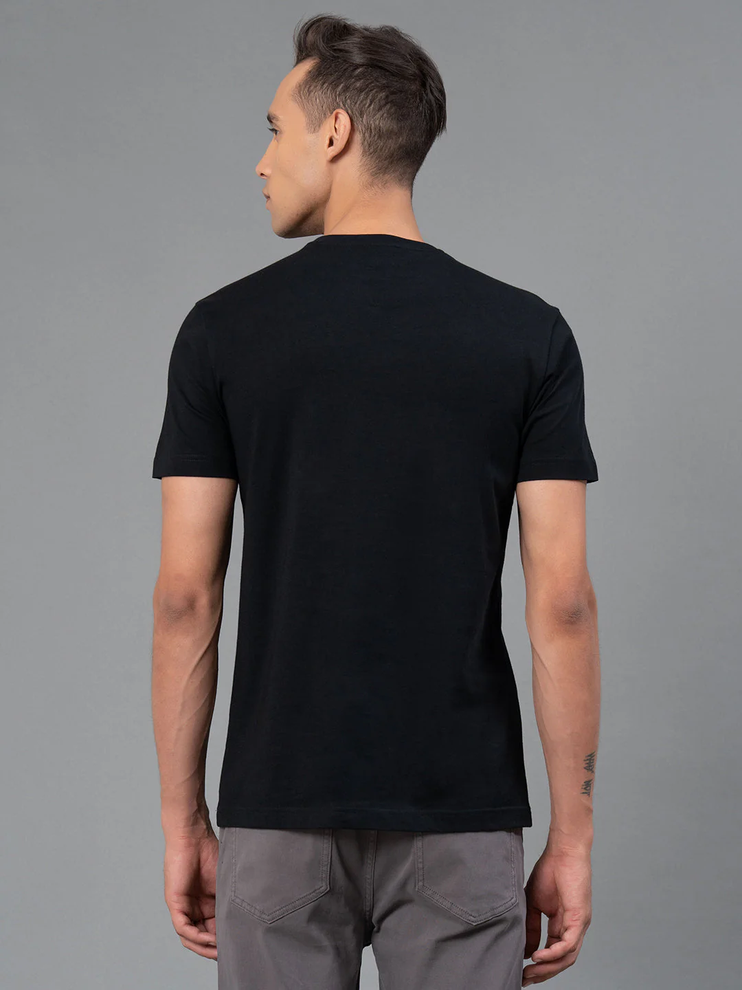 Printed Round Neck T-Shirt for Men - Image 3