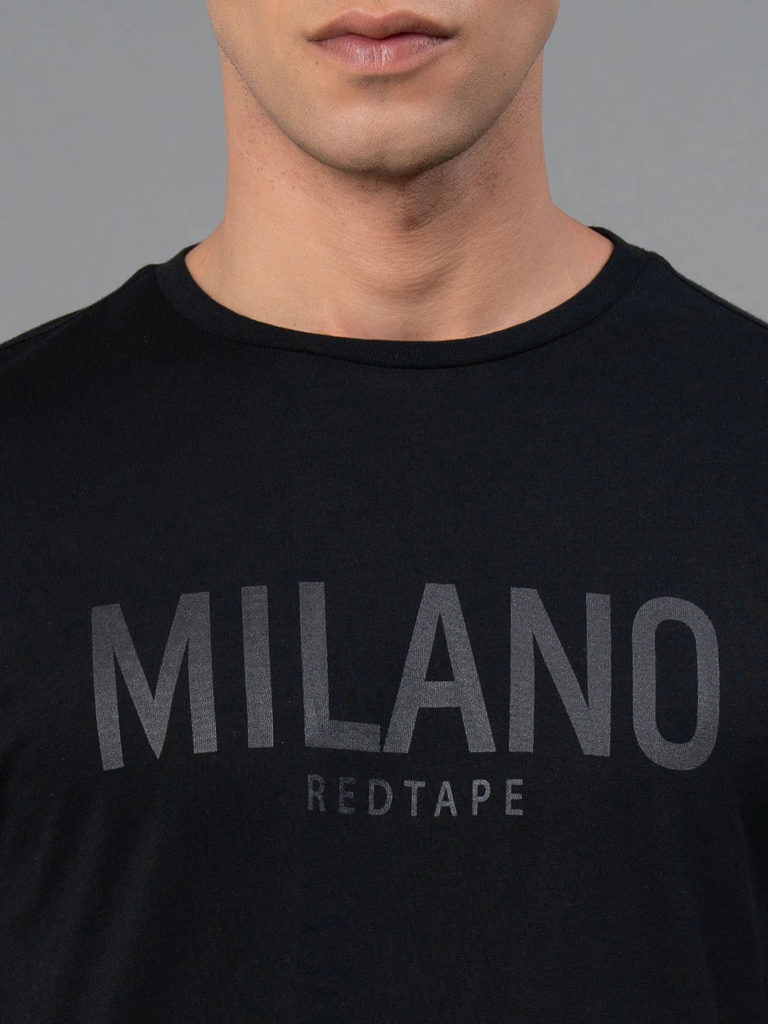 Printed Round Neck T-Shirt for Men - Image 4