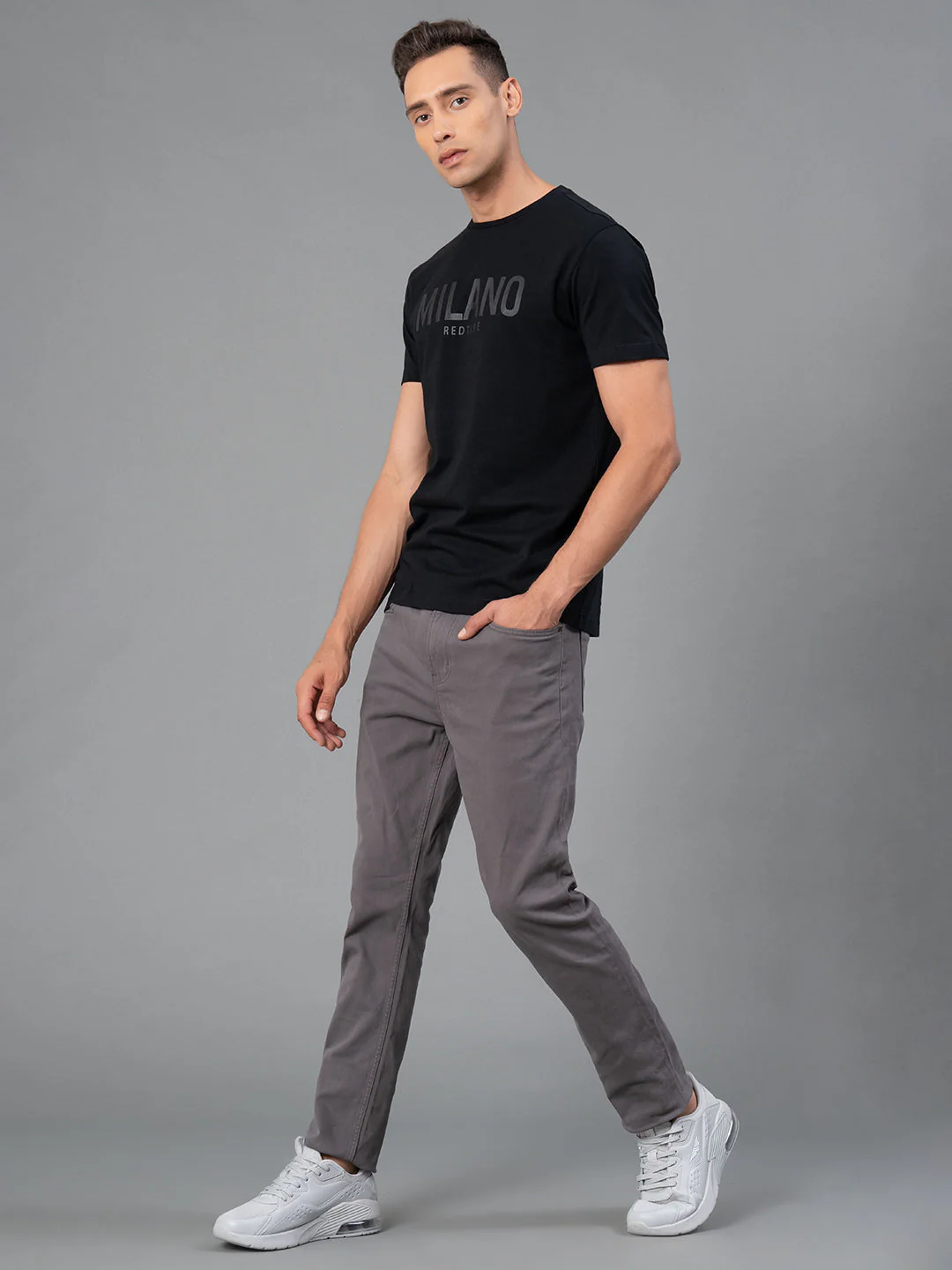 Printed Round Neck T-Shirt for Men - Image 5