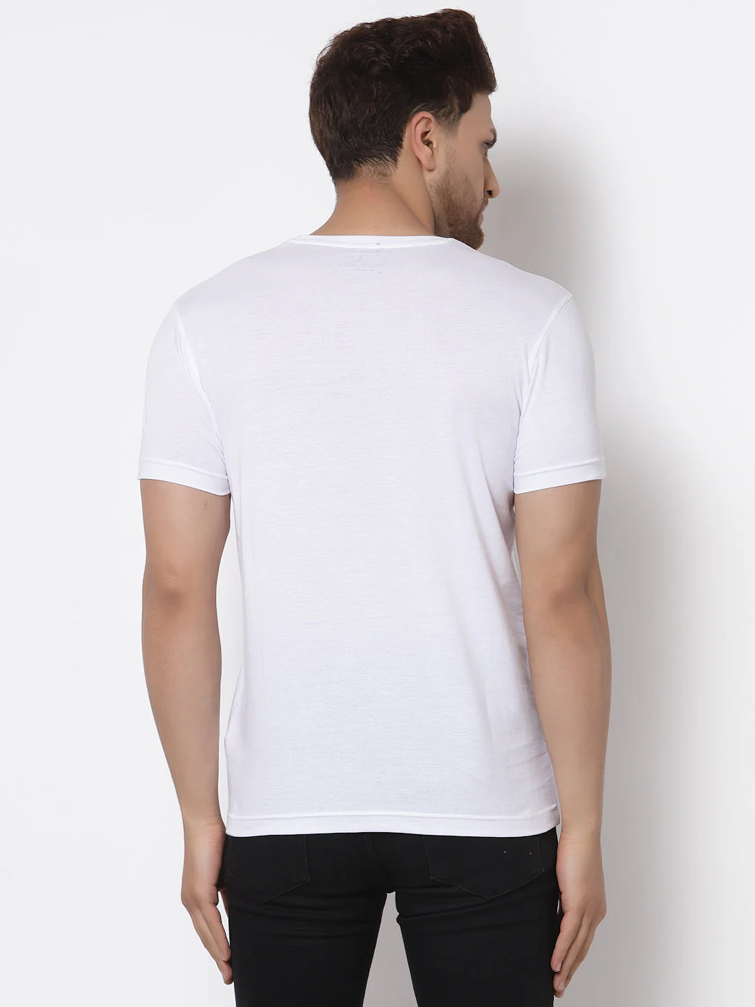 Printed Round Neck T-Shirt for Men - Image 3