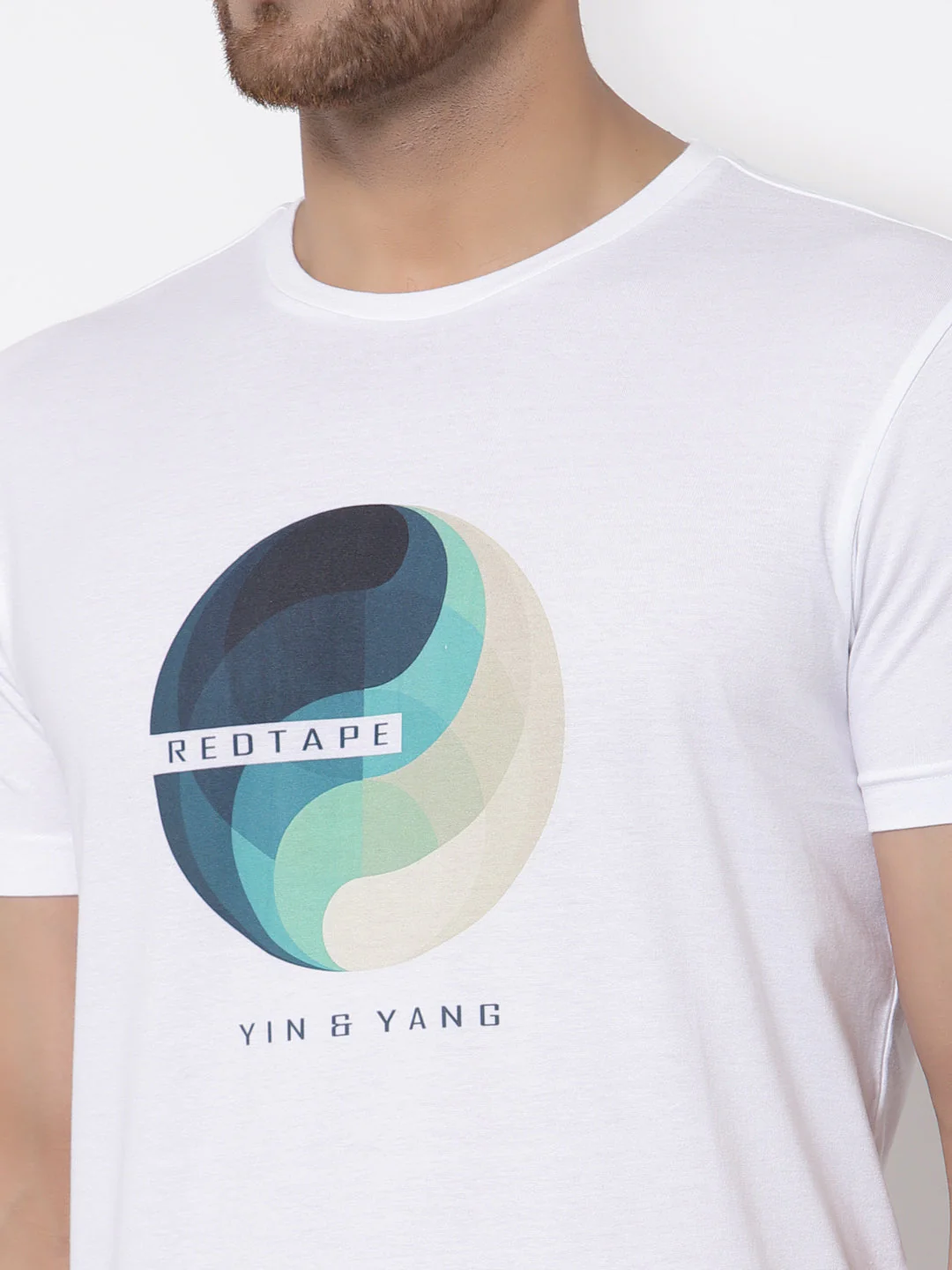 Printed Round Neck T-Shirt for Men - Image 4
