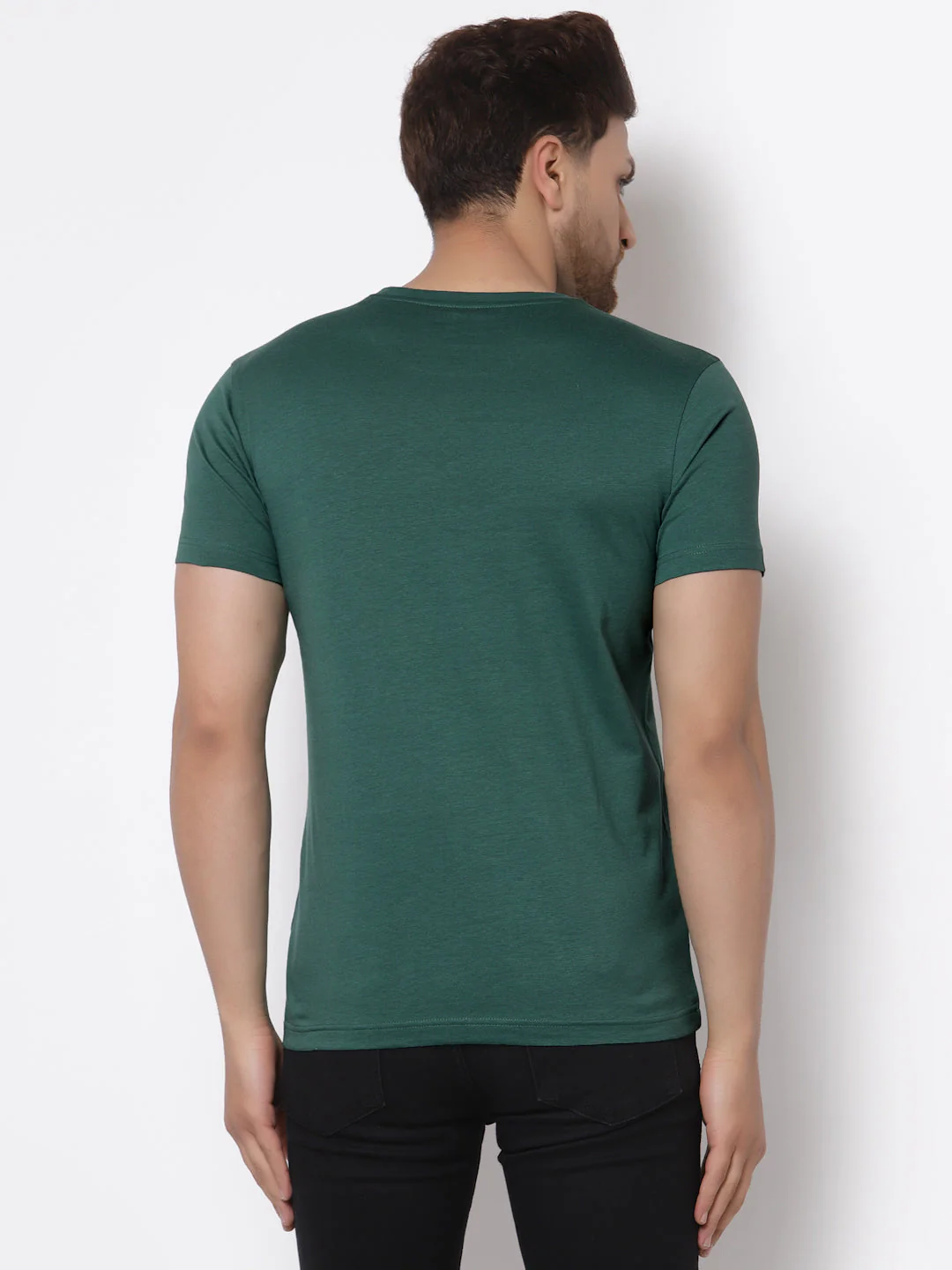 Printed Round Neck T-Shirt for Men - Image 3