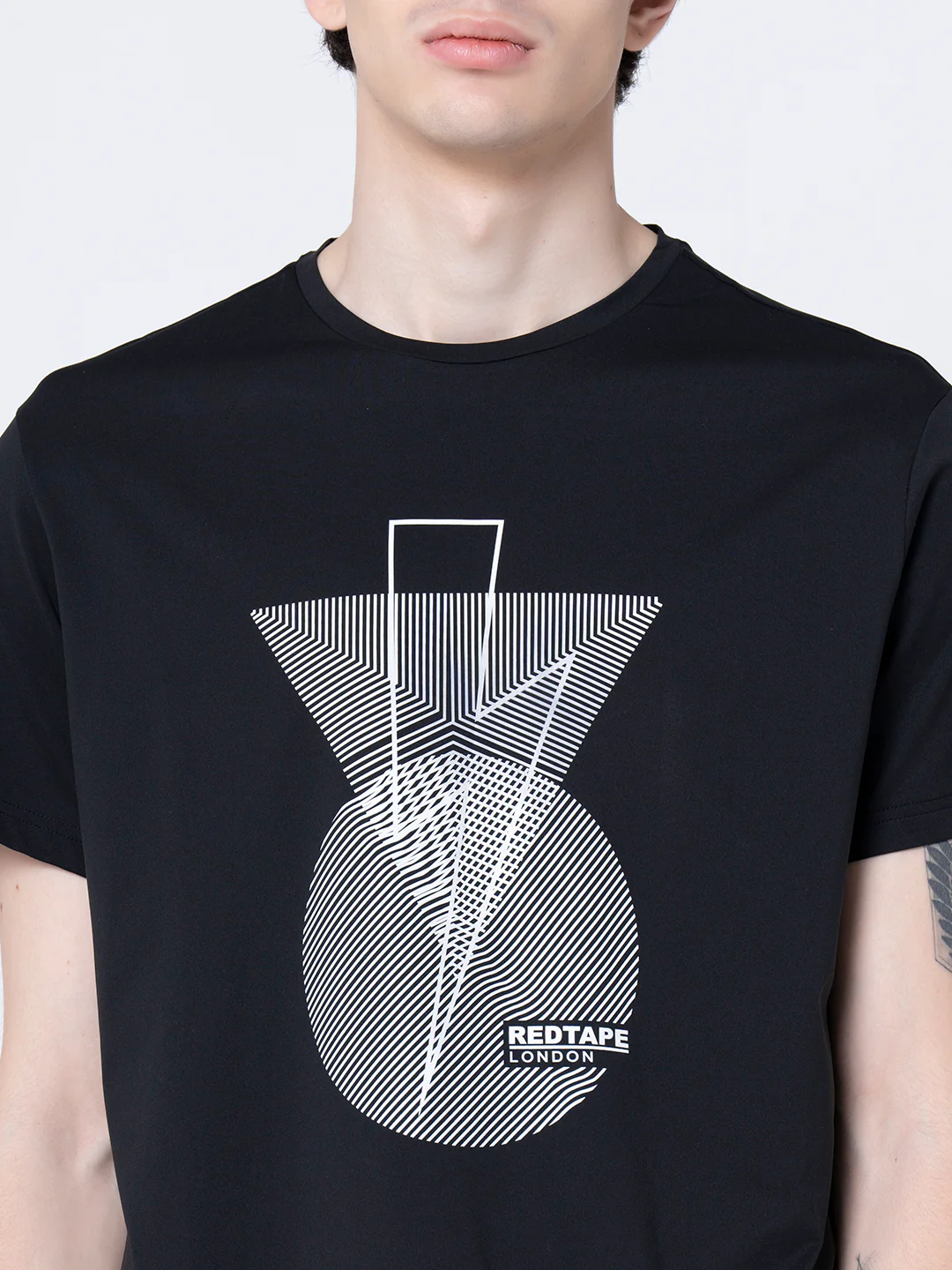 Printed Round Neck T-Shirt for Men - Image 4