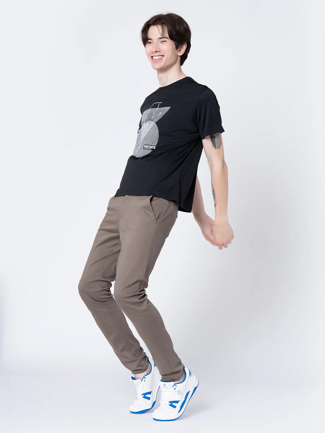 Printed Round Neck T-Shirt for Men - Image 5