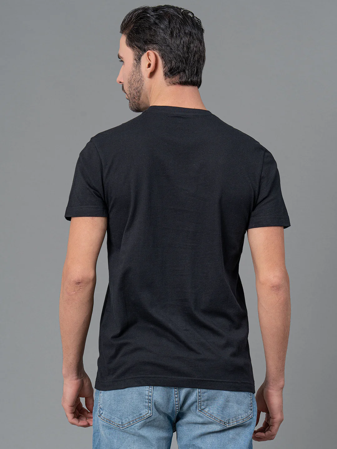 Printed Round Neck T-Shirt for Men - Image 3