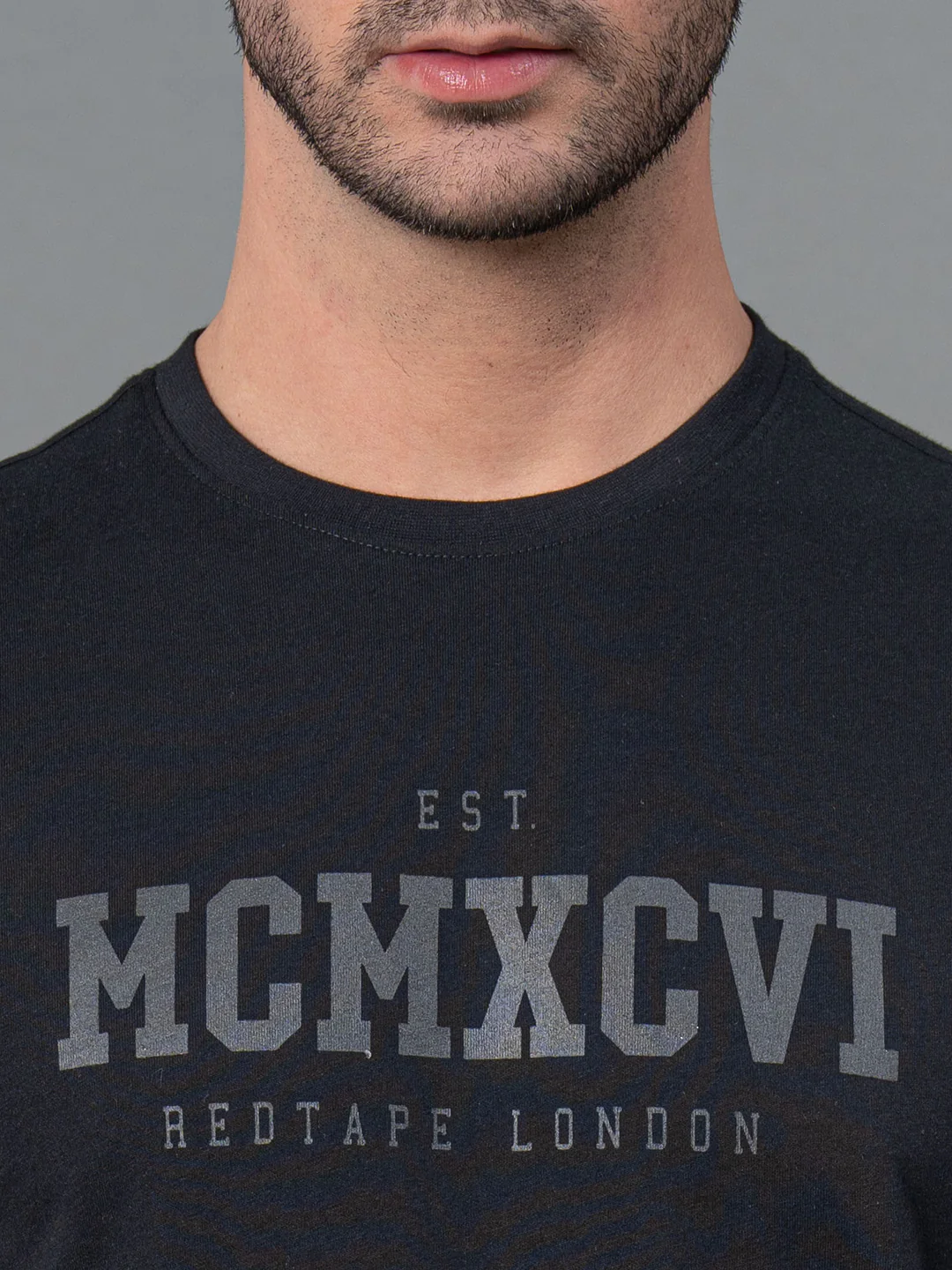 Printed Round Neck T-Shirt for Men - Image 4