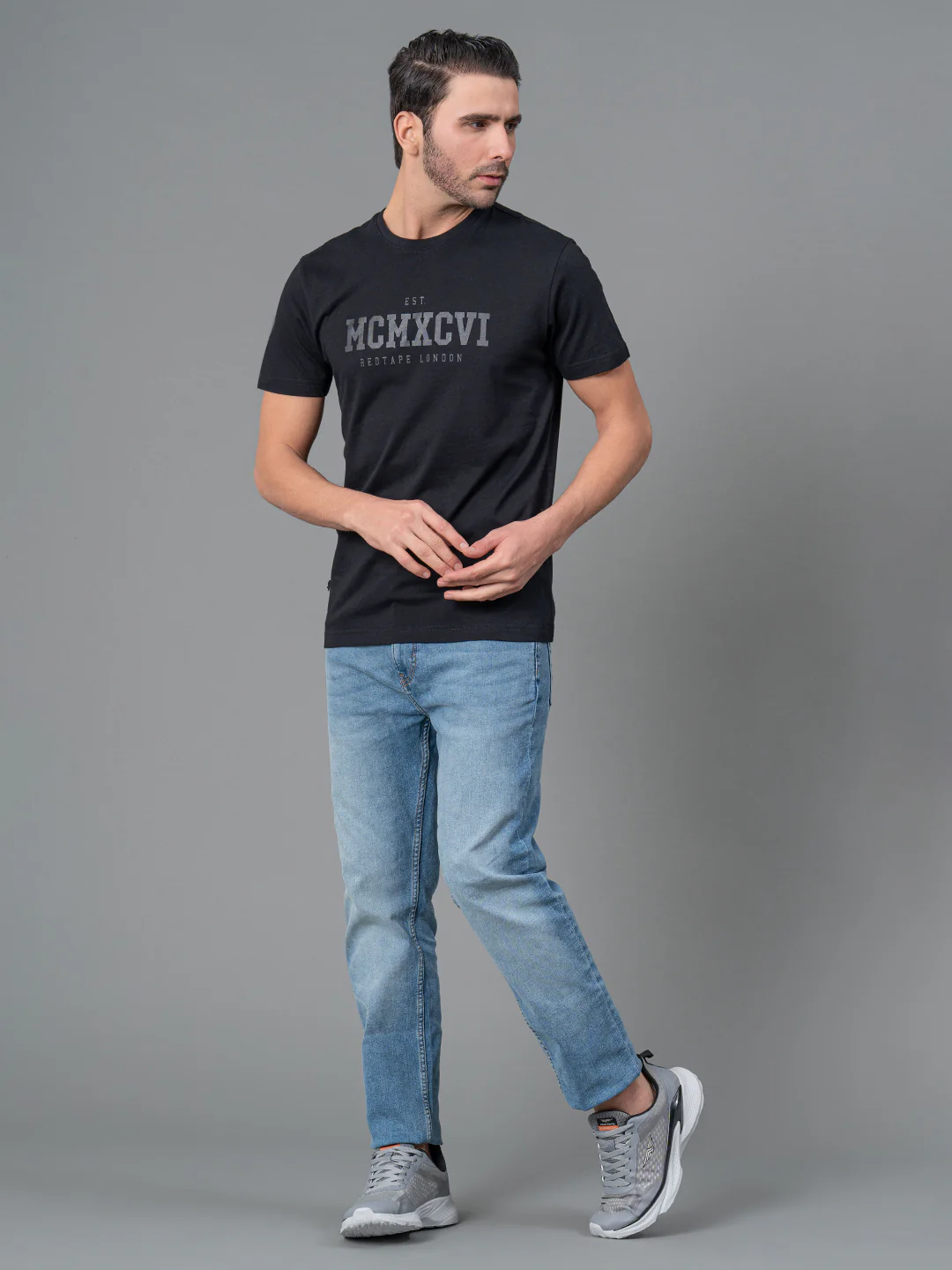 Printed Round Neck T-Shirt for Men - Image 5