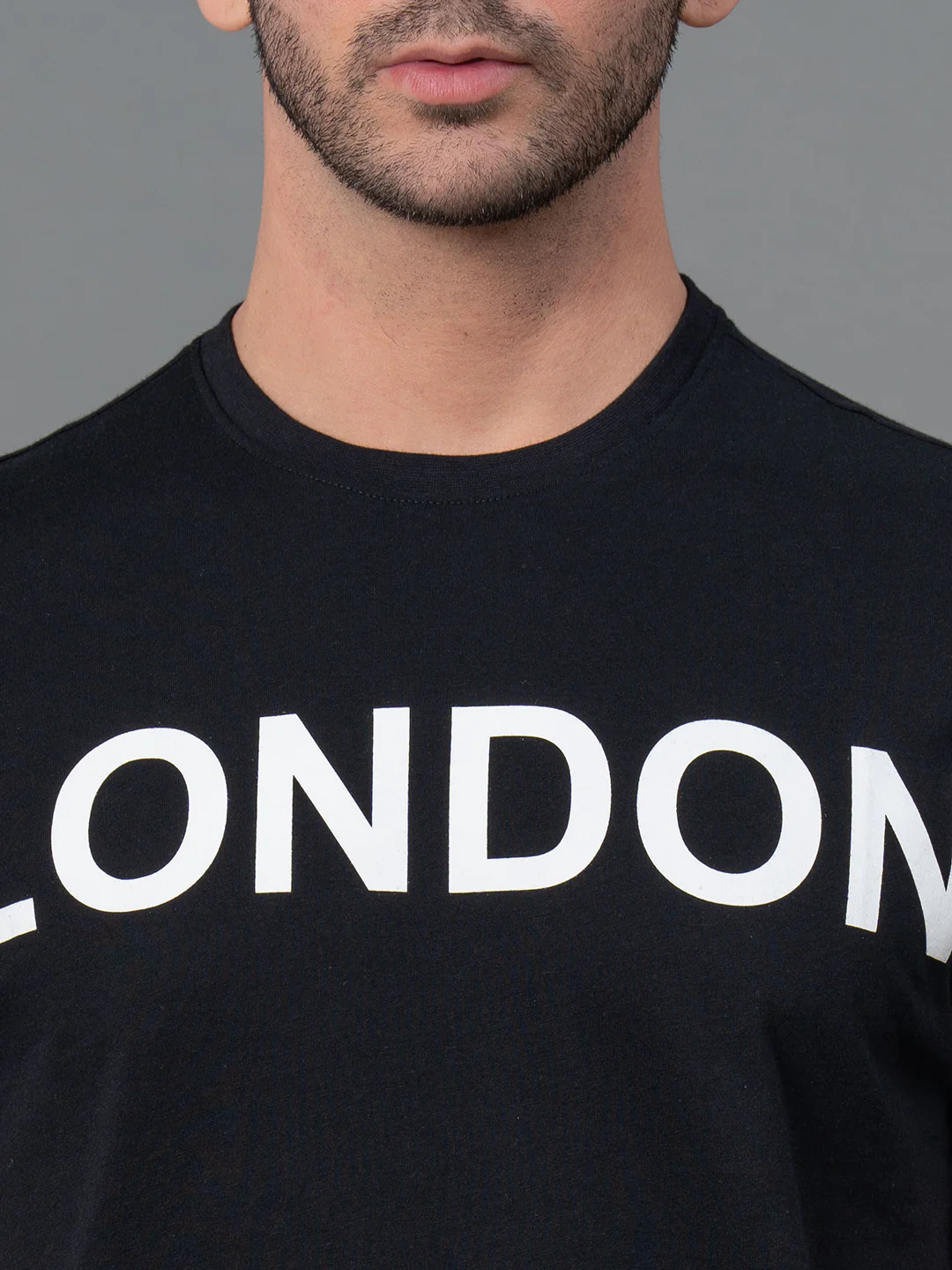 Printed Round Neck T-Shirt for Men - Image 4