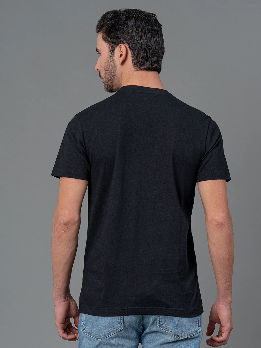 Printed Round Neck T-Shirt for Men - Image 3